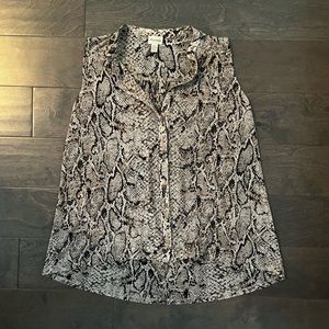 Snakeskin Blouse